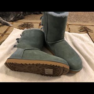 Soft green ugg boots, brand new